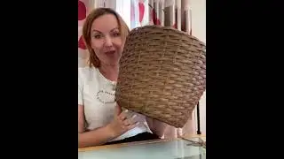 Как сплести кашпо из ротанга 🔥