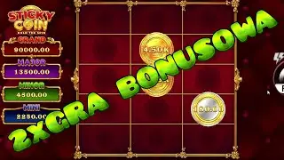 2x Gra Bonusowa! Duża wygrana! | STICKY COIN odc.2 | www.kasynowy.guru #stickycoin