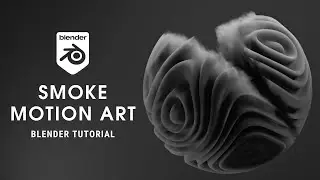 Smoke Motion Art in Blender | Blender Tutorial