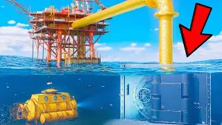 I BUILT a PIPELINE From OIL RIG to a VAULT BASE