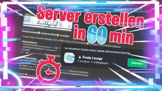 Discord SERVER in 1 STUNDE erstellen und VERSCHÖNERN⭐ |  CHALLENGE [Deutsch/HD]