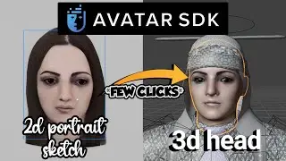 2d sketch to 3d - Avatar SDK