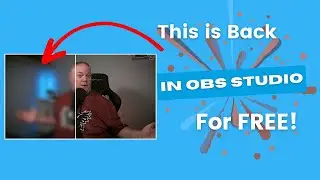 I'm so Glad We Can do This Effect in OBS Again for free!