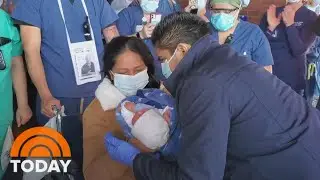 Mom Who Survived COVID-19 Meets Her Newborn Son For The First Time | TODAY