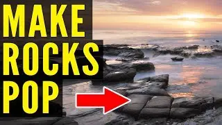 How To Enhance ROCKS In Photoshop: Dodge & Burn Tutorial
