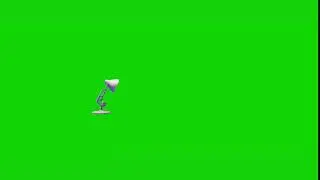 Pixar intro in green screen