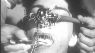 Dental Anaesthesia.  Archive film 93804