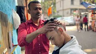 Best Relaxing Amazing Head Massage By Madhav | He is Almost SLEEP |  ASMR Gautam
