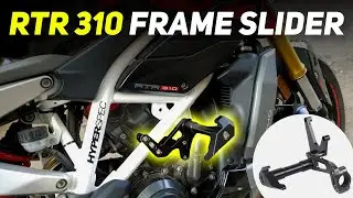 RTR 310 Frame Slider Installation | Best Frame Slider for Apache RTR 310 | Lokesh Pimple