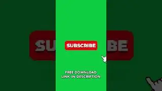 Pixel Art Subscribe Button Green Screen #shorts