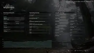 Black Myth  Wukong Benchmark Tool - Frame Generation ON
