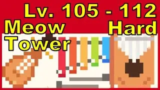 HARD Walkthrough Level 105 - 112 (Instruments Level) - Meow Tower: Nonogram Cute Cats