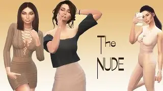 The Sims 4 | Create A Sim |  The Nude |  Девушка в стиле Nude