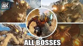Atlas Fallen - All Bosses (With Cutscenes) 4K 60FPS UHD PC