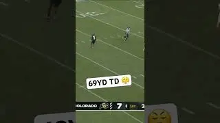 Shedeur Sanders to speedster Jimmy Horn for the Colorado TD 💨 #shorts