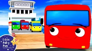 10 Little Buses - Count Buses, Babies & Dinosaurs | Nursery Rhymes & Kids Songs