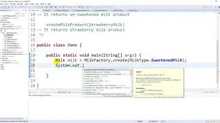 Using Factory method pattern in Java project