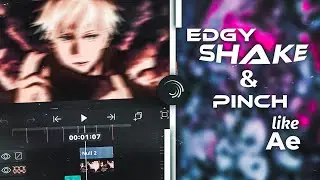 Edgy Shake & Pinch Like AE  | ALIGHT MOTION | ANDROID & iOS | TUTORIAL