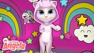 🦄 Unicorn Dance Party! 🦄 My Talking Angela (Gameplay)