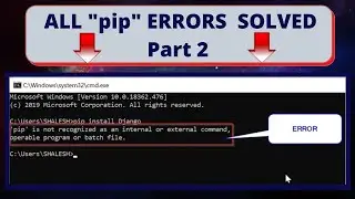 All Pip Errors Solved | 2 Methods | 