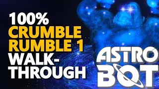 Crumble Rumble 1 Walkthrough 100% Astro Bot