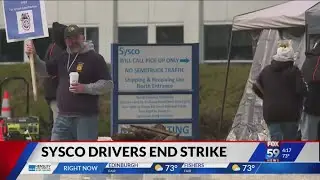 Teamsters end strike, ratify new contracts for Indianapolis Sysco workers