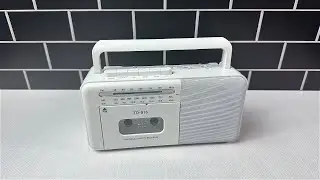 FIOLEES Rechargeable Cassette Tape Player Boombox Review