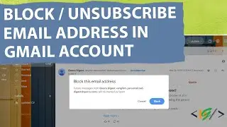 How to Block / Unsubscribe Email Address in Gmail Account