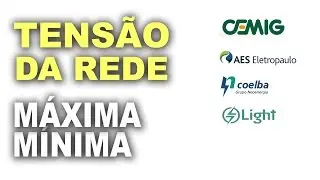 Variação de tensão permitida pela ANEEL. Máxima e mínima!