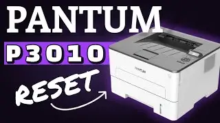 Como resetar impressora Pantum p3010dw  Reset p/ usar toner sem chip