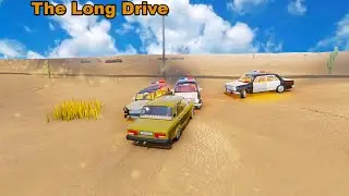 POLICE CHASES - TRAFFIC AI - The Long Drive Mods #17 | Radex