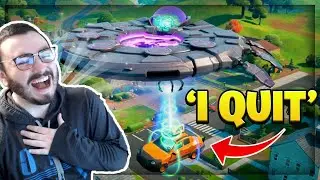 We Used UFOs to Make Our Friend *QUIT* Fortnite!!