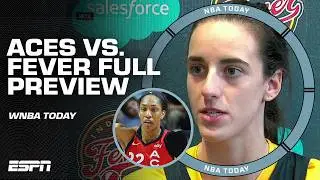 Caitlin Clark calls Aja Wilson UNGUARDABLE! Las Vegas Aces vs. Indiana Fever PREVIEW | NBA Today