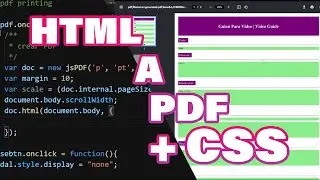 How to export HTML + CSS to pdf using jspdf and html2canvas