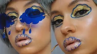 ALTERNATIVE MAKEUP & Alternative STYLE: CLOUD makeup AVANT GARDE MAKEUP looks