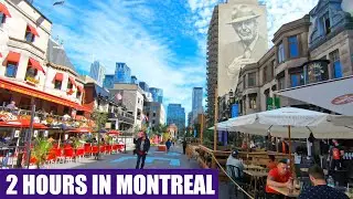 Walking in Downtown MONTREAL QC Canada | 2-Hour Virtual Walk Tour 2020