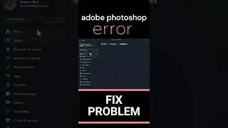 your graphic processor is incompatible photoshop | #photoshoptutorial #adobephotoshop2024 #shorts