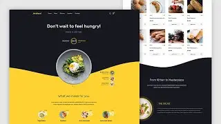 Food Ordering Website HTML CSS and Javascript - Full Responsive