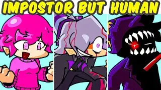 Friday Night Funkin' VS Impostor V4 But they are human (Imposter VS Human) | FNF MOD/Among Us