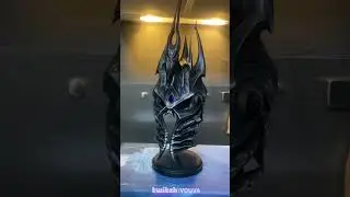 Lich King Helmet World of Warcraft Helm of Domination - Unboxing 