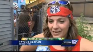 USA fans disappointed over loss to Belgium