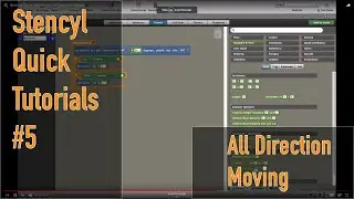 Stencyl Quick Tutorial 5 - All Direction Moving