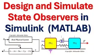 Design and Simulate State Observers of Dynamical Systems in Simulink (MATLAB)