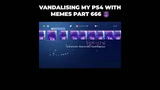 Vandalising My PS4 With Memes Part 666 😈 (Shikanoko Nokonoko Koshitantan)