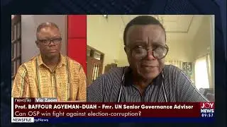 Politicians have increased their sophistry in defining corruption - Prof. Baffour Agyemang