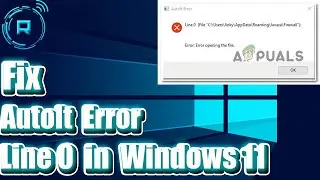 Fix AutoIt Error Line 0 In Windows 11