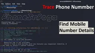 How To Find Mobile Number Details || Advanced Kali Linux Tool