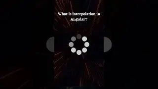 🤔Question: What is interpolation in Angular?