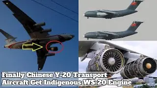 China's Y-20 Aircraft Flown With Indigenous WS-20 Engine | Voice Of World English.