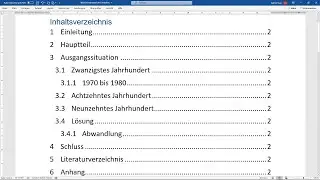 Word Table of Content in 1 Minute 👌 - Tutorial [Headings, Alignment, Custom Style, Update]